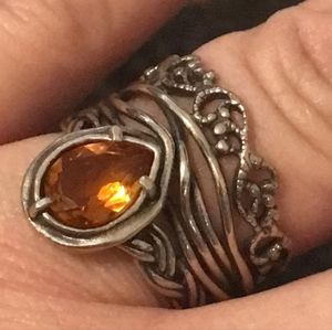 Paz Israeli 925 SS Multi Strand Ring - Size 8